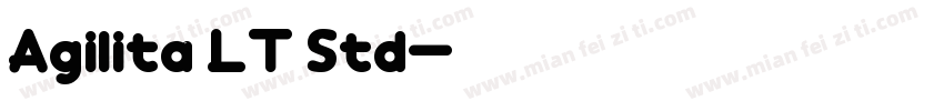 Agilita LT Std字体转换